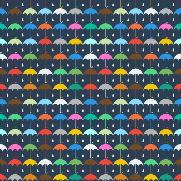 Rainy day pattern — Stock Vector