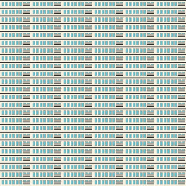 Seamless skyscraper pattern — Stock Vector