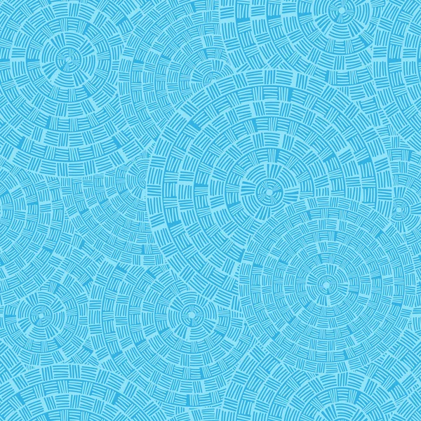 Blauwe patroon met cirkels — Stockvector