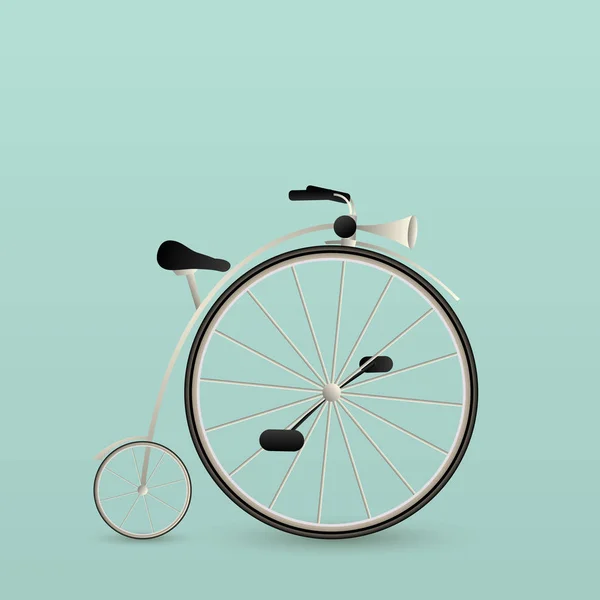 Oldtimer-Fahrrad — Stockvektor