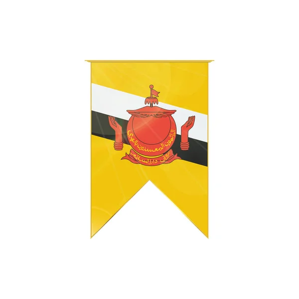 Bandeira de fita Brunei — Vetor de Stock