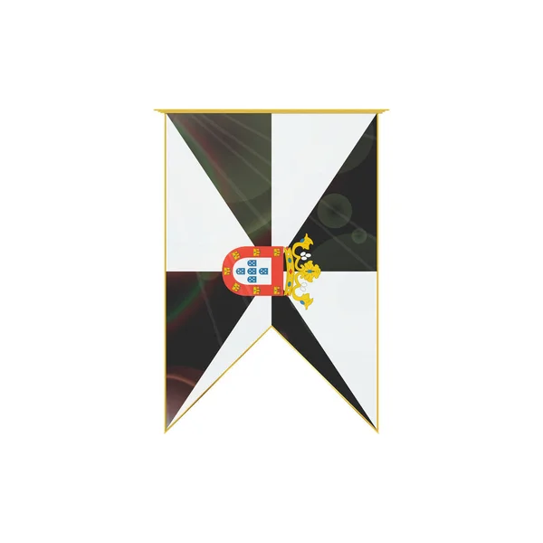 Bandeira da fita de Ceuta —  Vetores de Stock