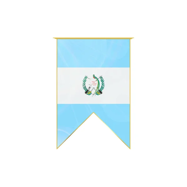 Guatemala Ribbon flagga — Stock vektor