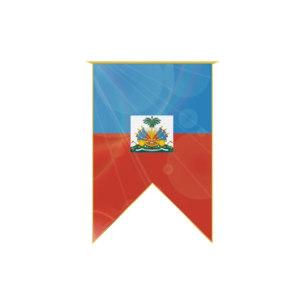 Haïti lint vlag — Stockvector