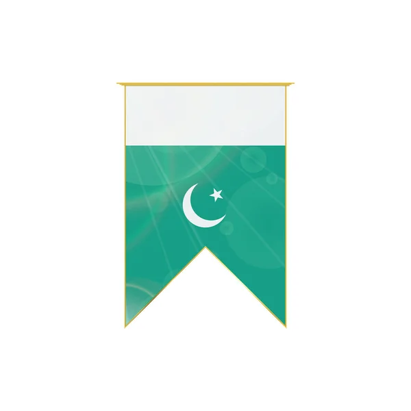 Pakistan-Fahne — Stockvektor