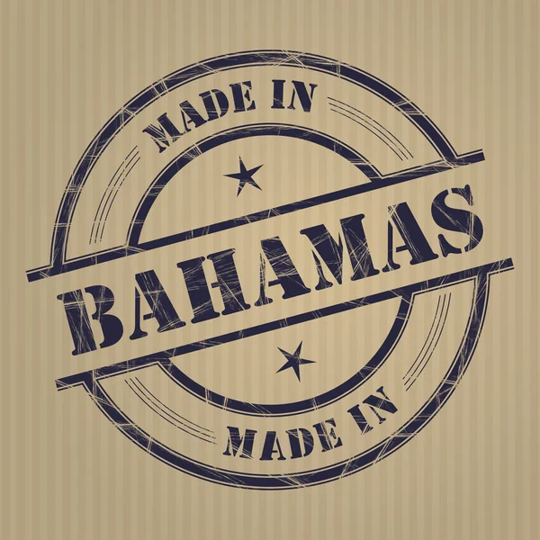 Fabricado em bahamas —  Vetores de Stock