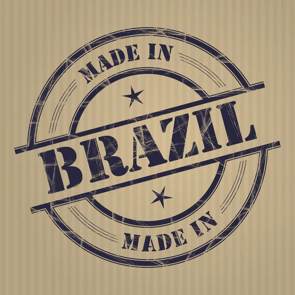 Made in Brasilien — Stockvektor