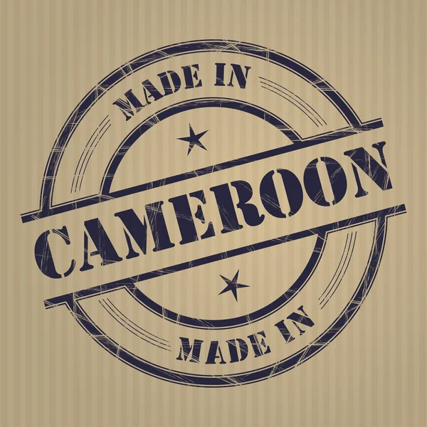 Fabricado en camerún — Vector de stock