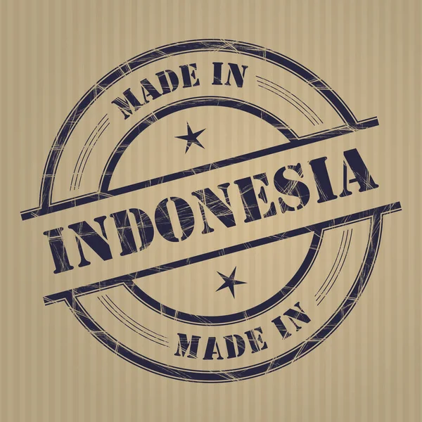 Fabricado na indonésia —  Vetores de Stock