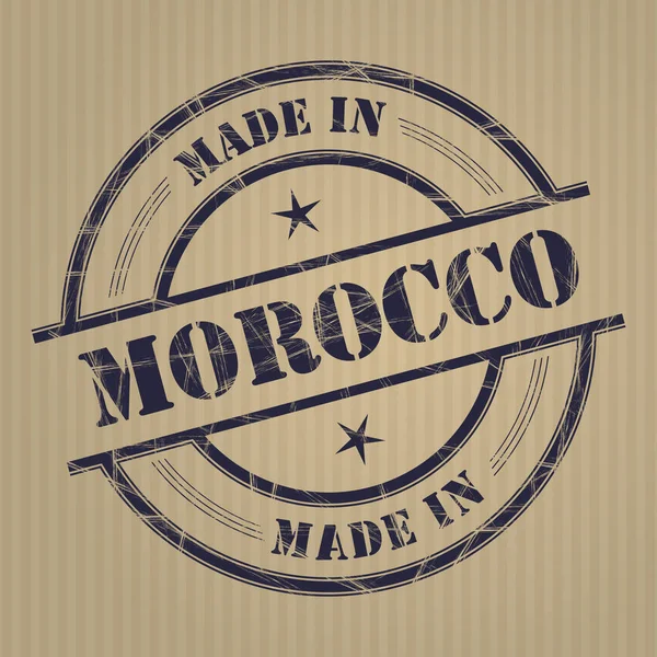 Feito em morocco — Vetor de Stock