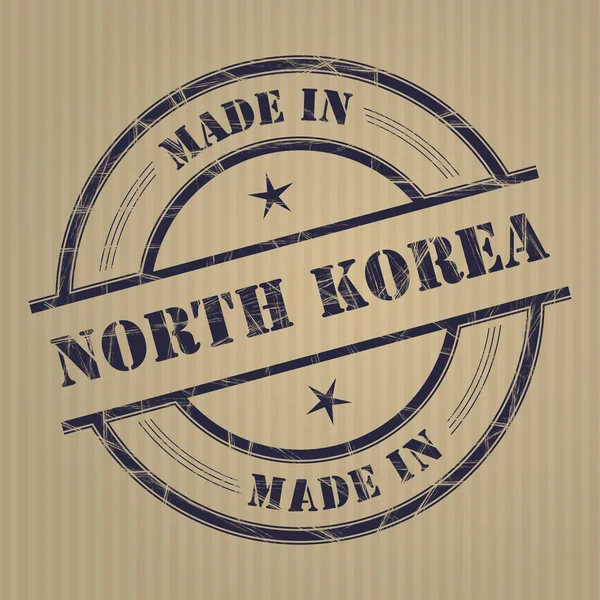 Feita na Coréia do Norte —  Vetores de Stock