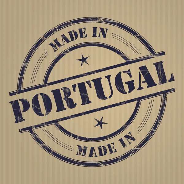 Fabricado en portugal — Vector de stock
