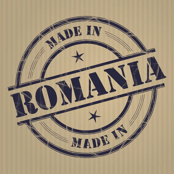 Feito na Romênia — Vetor de Stock