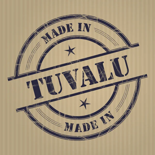 Fabricado em tuvalu —  Vetores de Stock