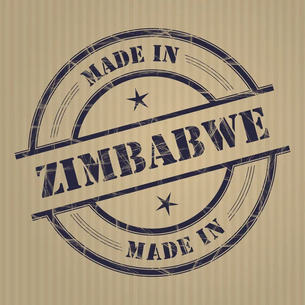 Made in Zimbabwe — Stock Vector