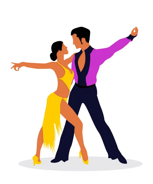 Χορευτές salsa — Διανυσματικό Αρχείο