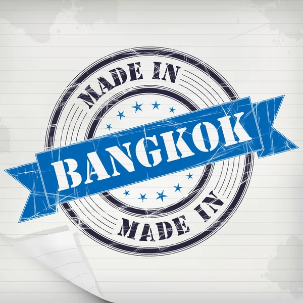 Perangko karet Bangkok - Stok Vektor