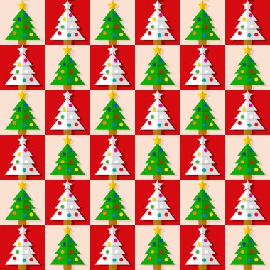 Noel ağacı pürüzsüz desen