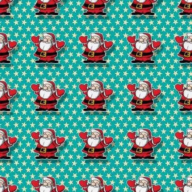 Mutlu Noel Baba deseni
