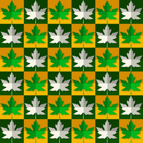 Maple leaf pattern — Stockvector