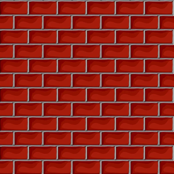 Red brick pattern — Stock Vector