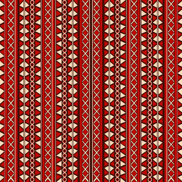 Diseño tribal patrón sin costura — Vector de stock