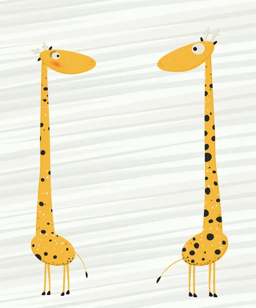 Girafes — Image vectorielle