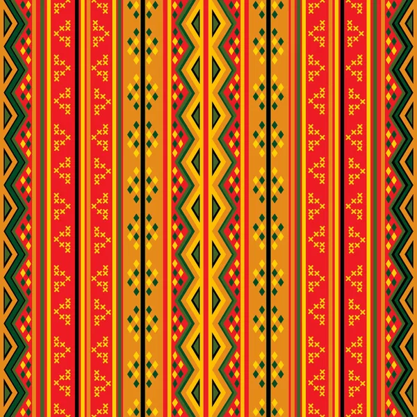 Patrón tribal geométrico — Vector de stock