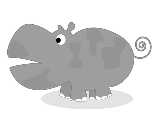 Clip art hippo — Stock Vector