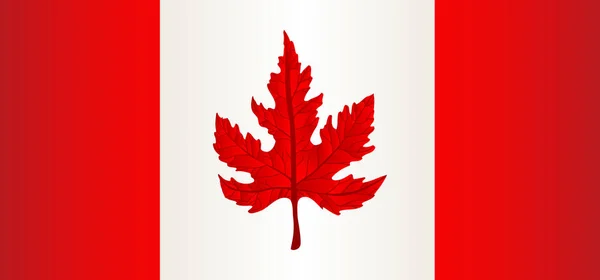 Vlag van Canada — Stockvector