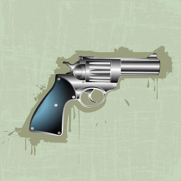 Fondo pistola de mano — Vector de stock