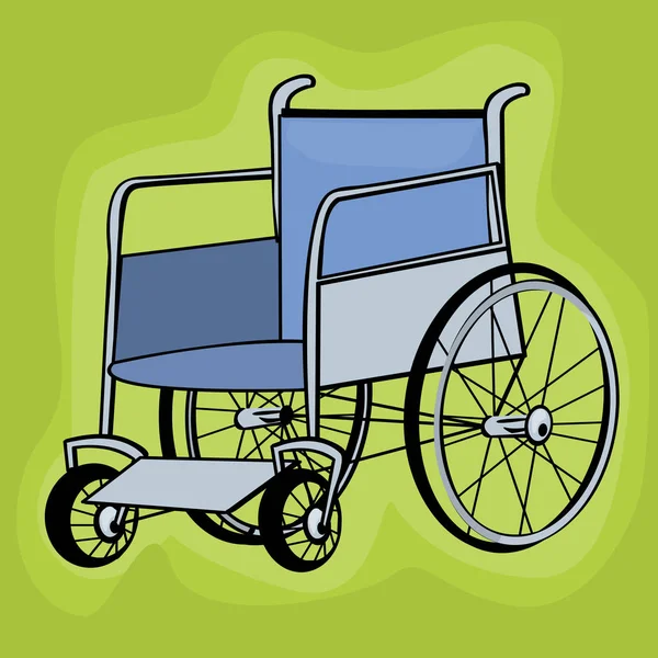 Clip art rolstoel — Stockvector