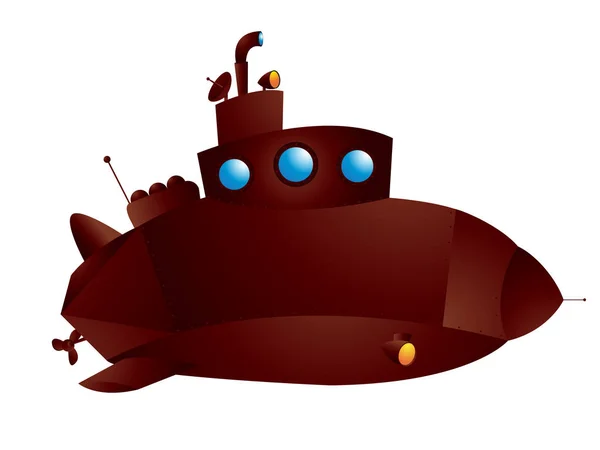 Подводная лодка — стоковый вектор
