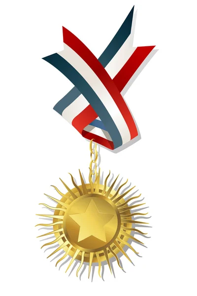 Étoile d'or prix — Image vectorielle