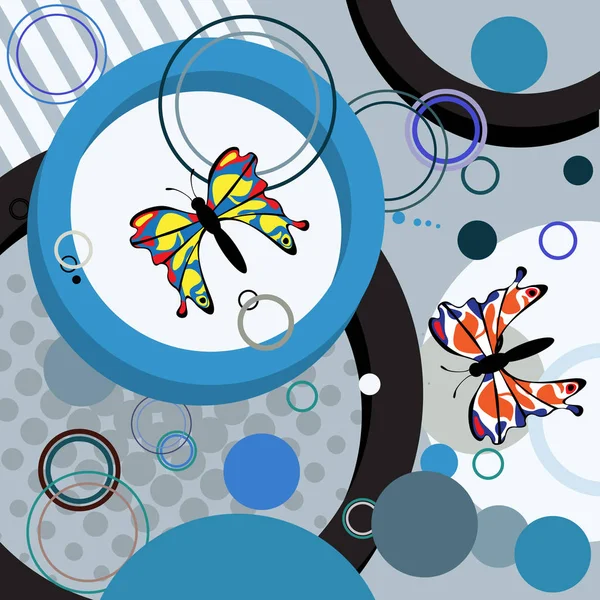 Abstracto de mariposa — Archivo Imágenes Vectoriales