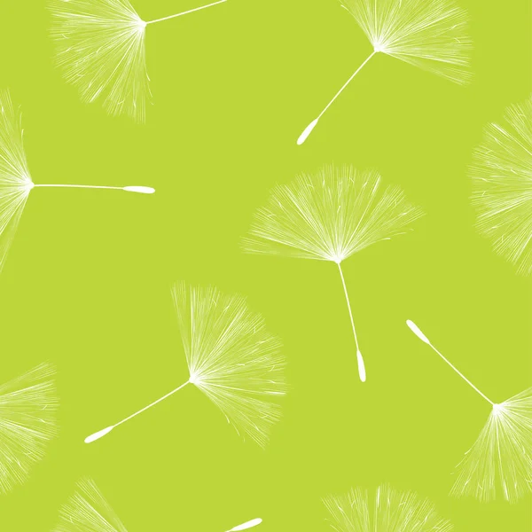 Dandelion seeds pattern — Stock Vector