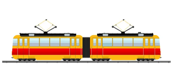 Straßenbahn — Stockvektor