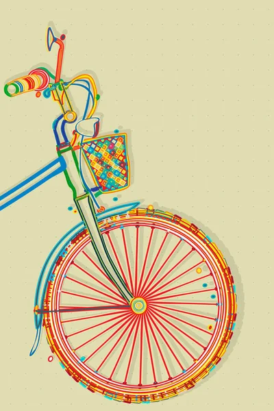 Tarjeta de bicicleta — Archivo Imágenes Vectoriales