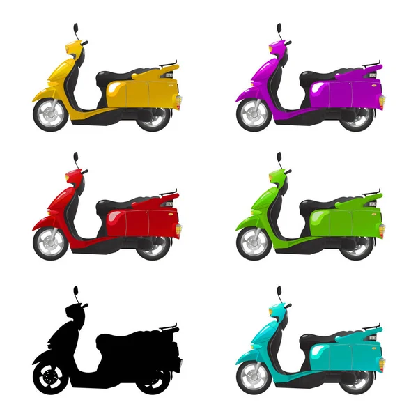 Vespa — Vector de stock