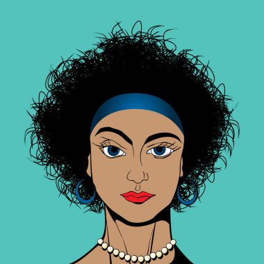 kıvırcık saçlı kız