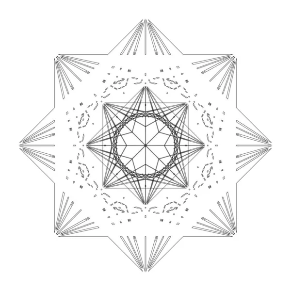 Tuile en forme d'étoile — Image vectorielle