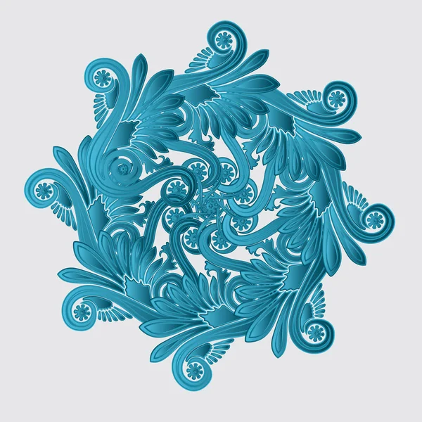 Decoratieve bloeien ontwerp — Stockvector