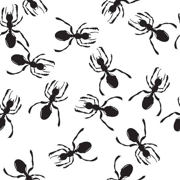 Patrón de hormiga — Vector de stock