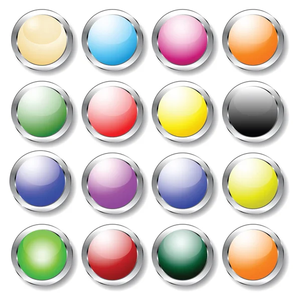 Buttons — Stock Vector