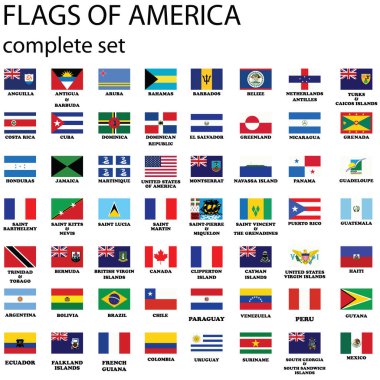 Amerikan kıta bayrakları