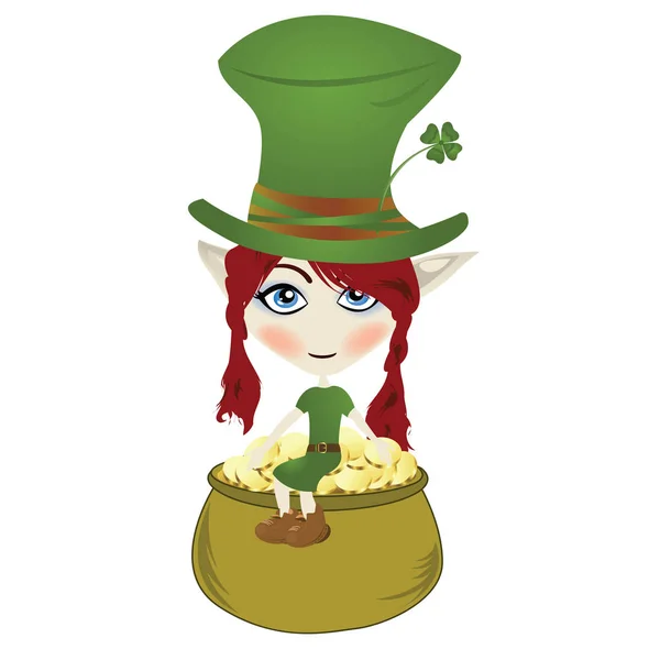 Leprechaun — Stock Vector