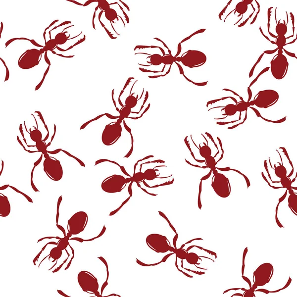 Fourmis rouges — Image vectorielle