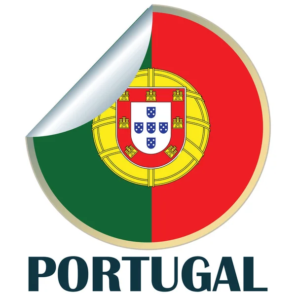 Autocollant Portugal — Image vectorielle