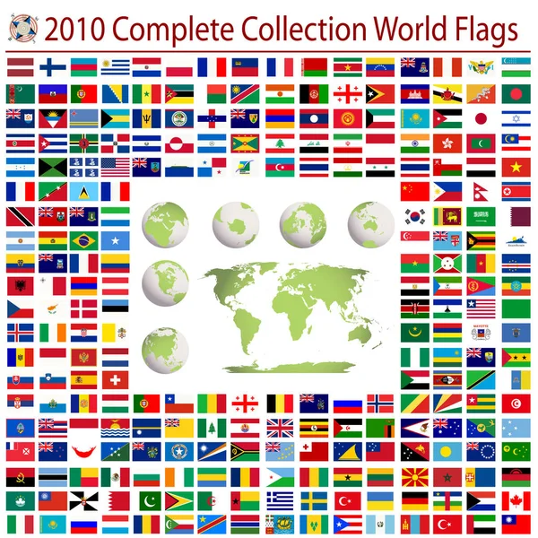 Banderas del mundo — Vector de stock