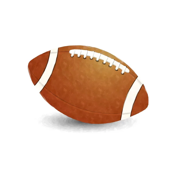 Aquarell American Football — Stockfoto